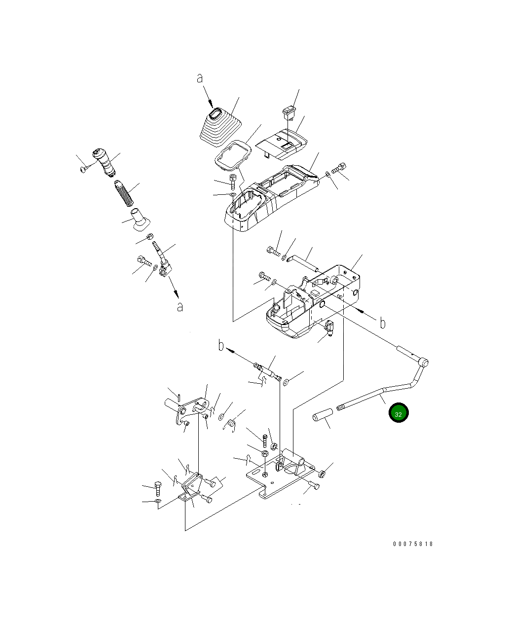 Рычаг 22M-43-21541 Komatsu