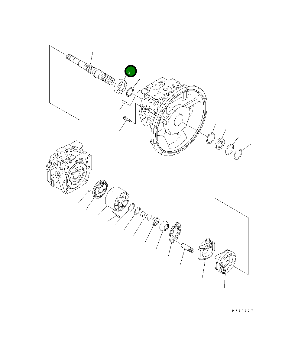 Подшипник 708-2L-32150 Komatsu