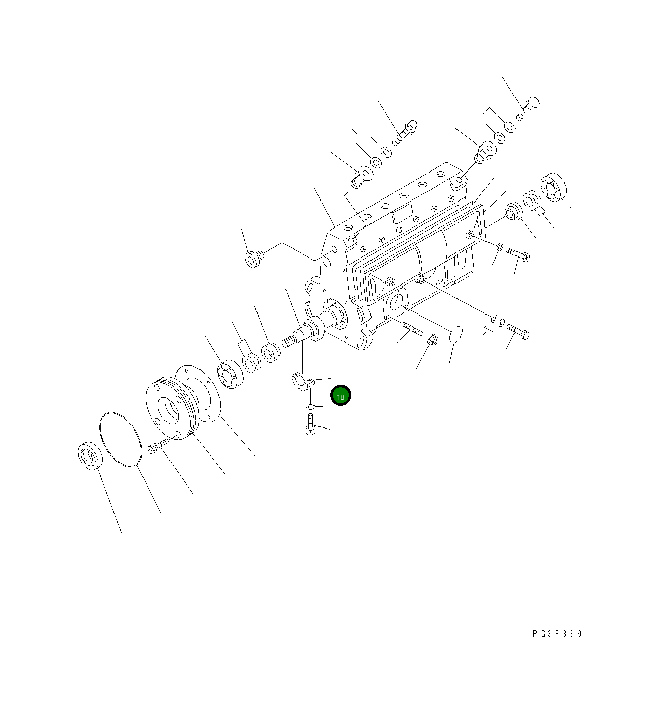 Подшипник DK131306-10 Komatsu