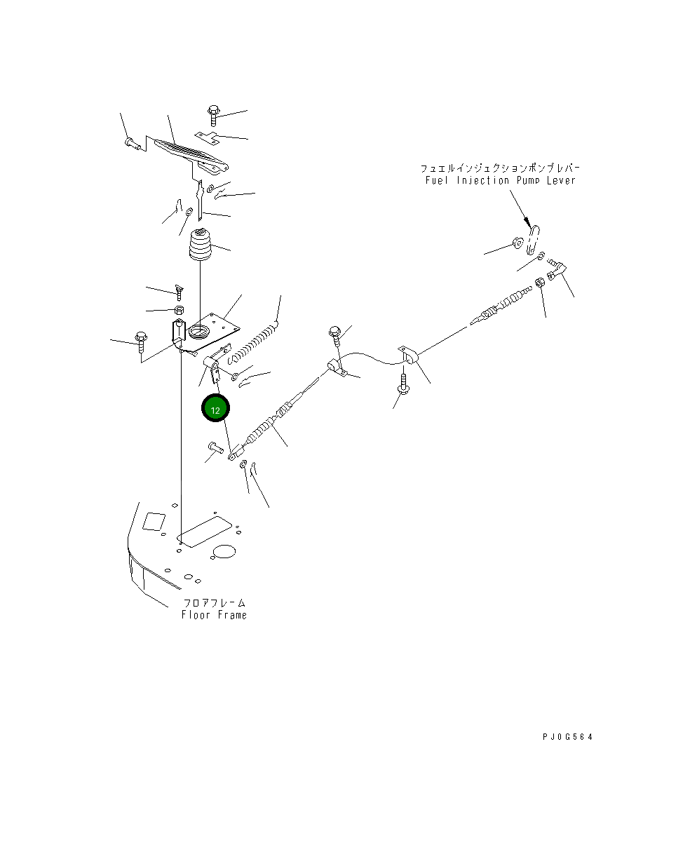 Рычаг 415-43-21121 Komatsu