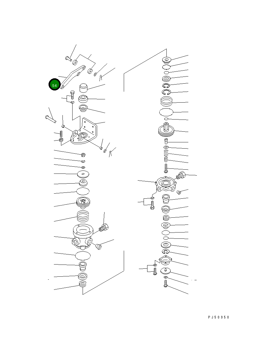 Рычаг 235-44-13570 Komatsu