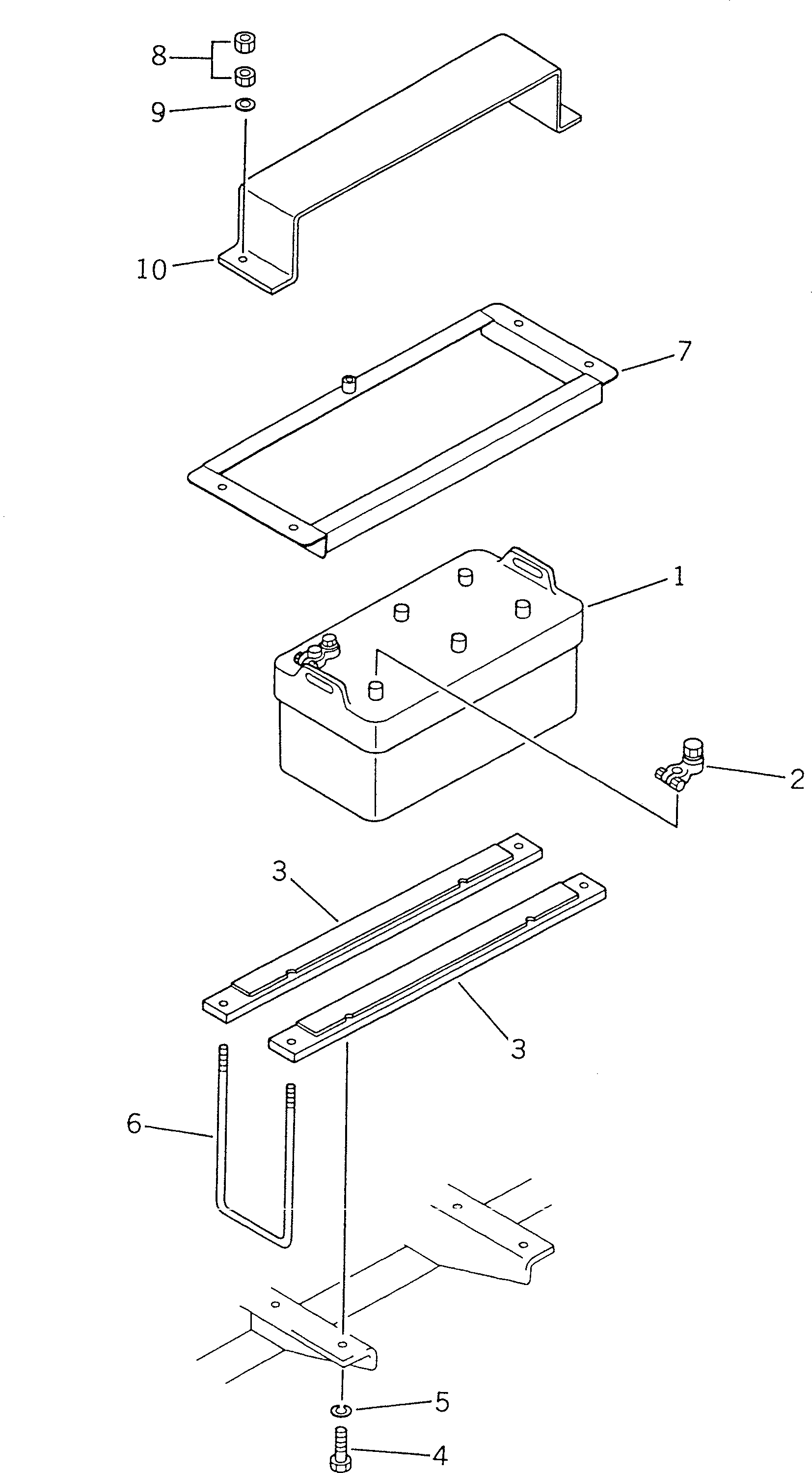 Крышка 23B-06-12460 Komatsu