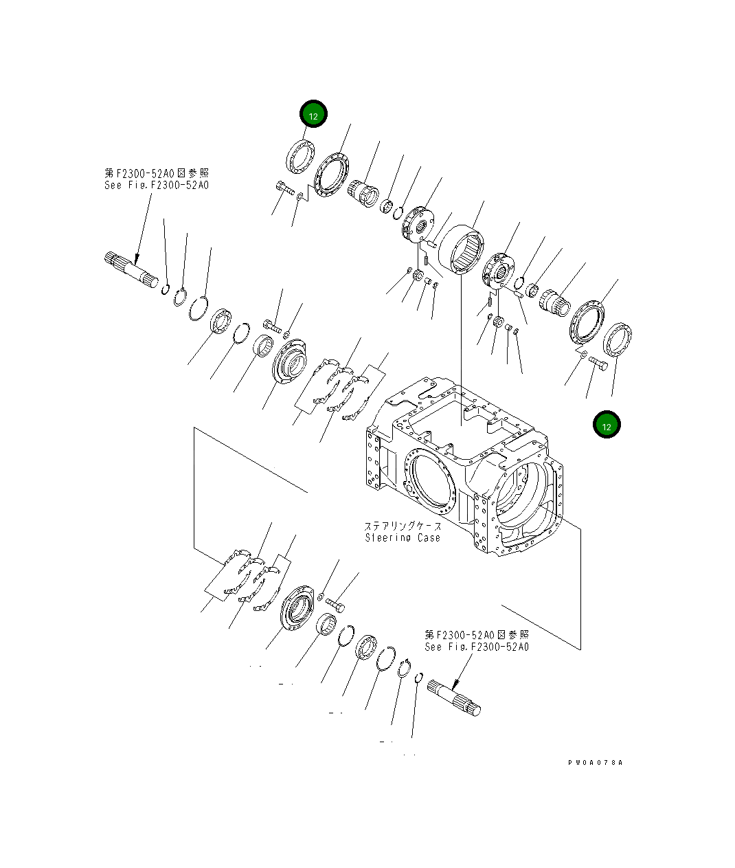 Подшипник 124-22-51190 Komatsu