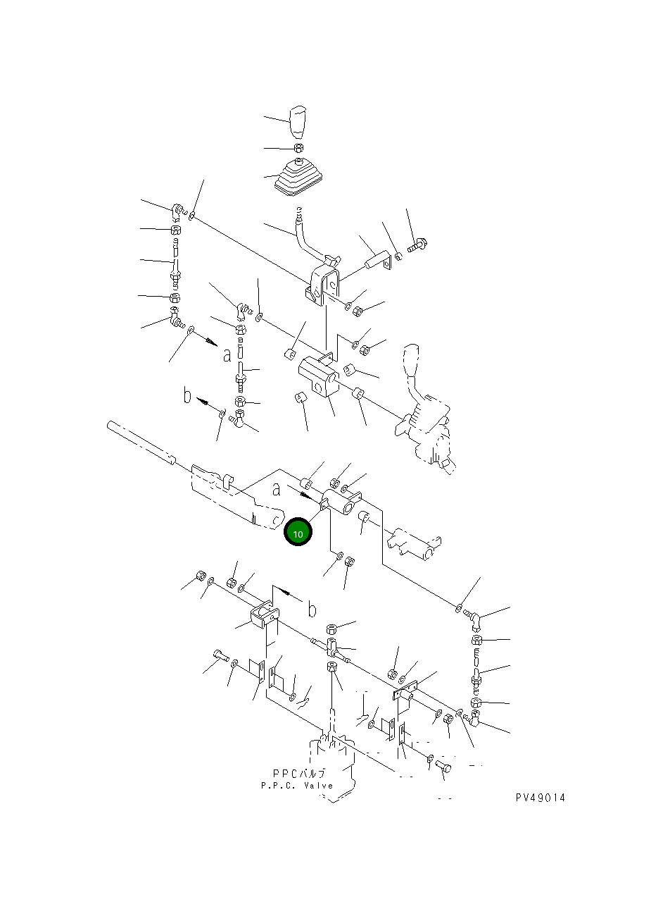 Рычаг 419-S35-2170 Komatsu