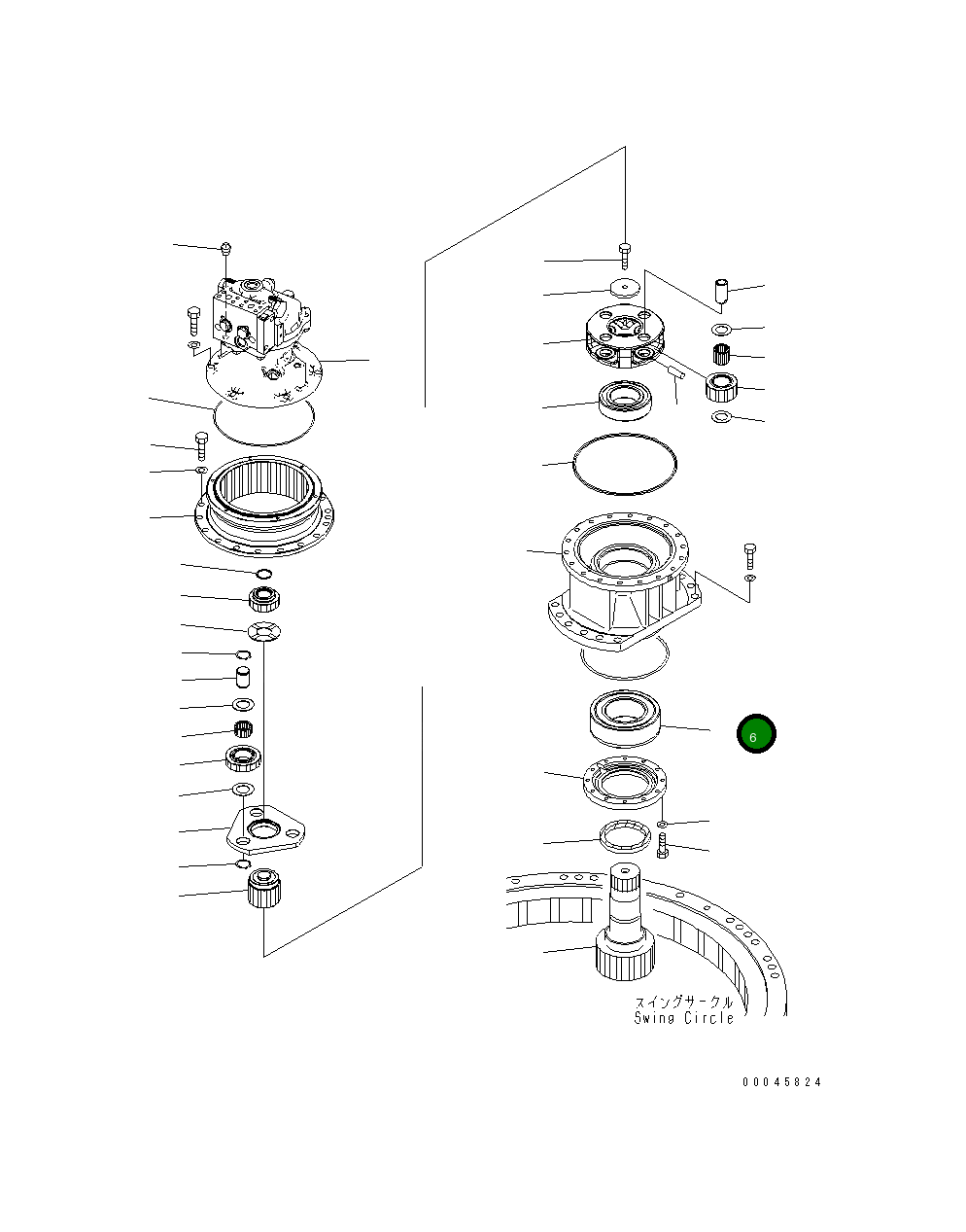 Подшипник 20Y-26-22340 Komatsu