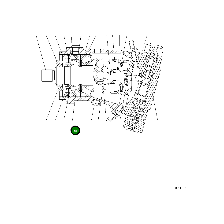 Подшипник 20E-60-K1640  Komatsu