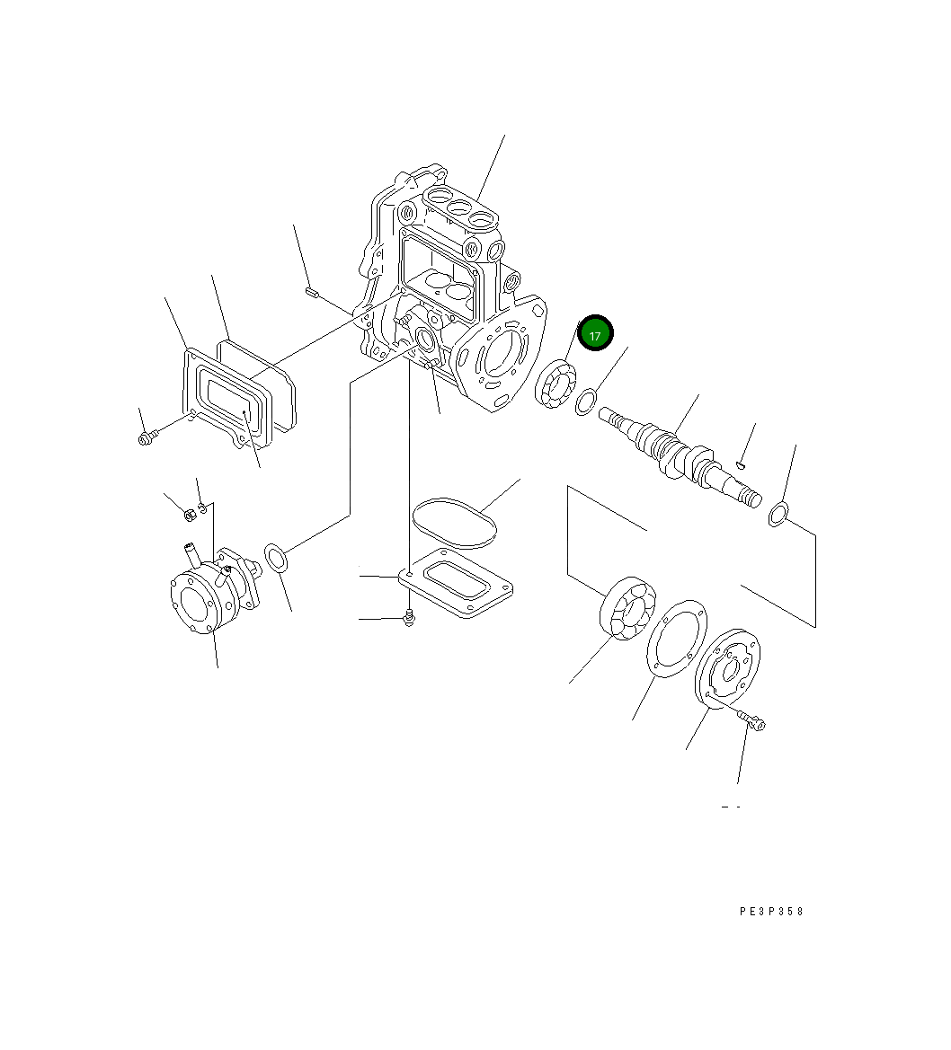 Подшипник YM129155-51051 Komatsu
