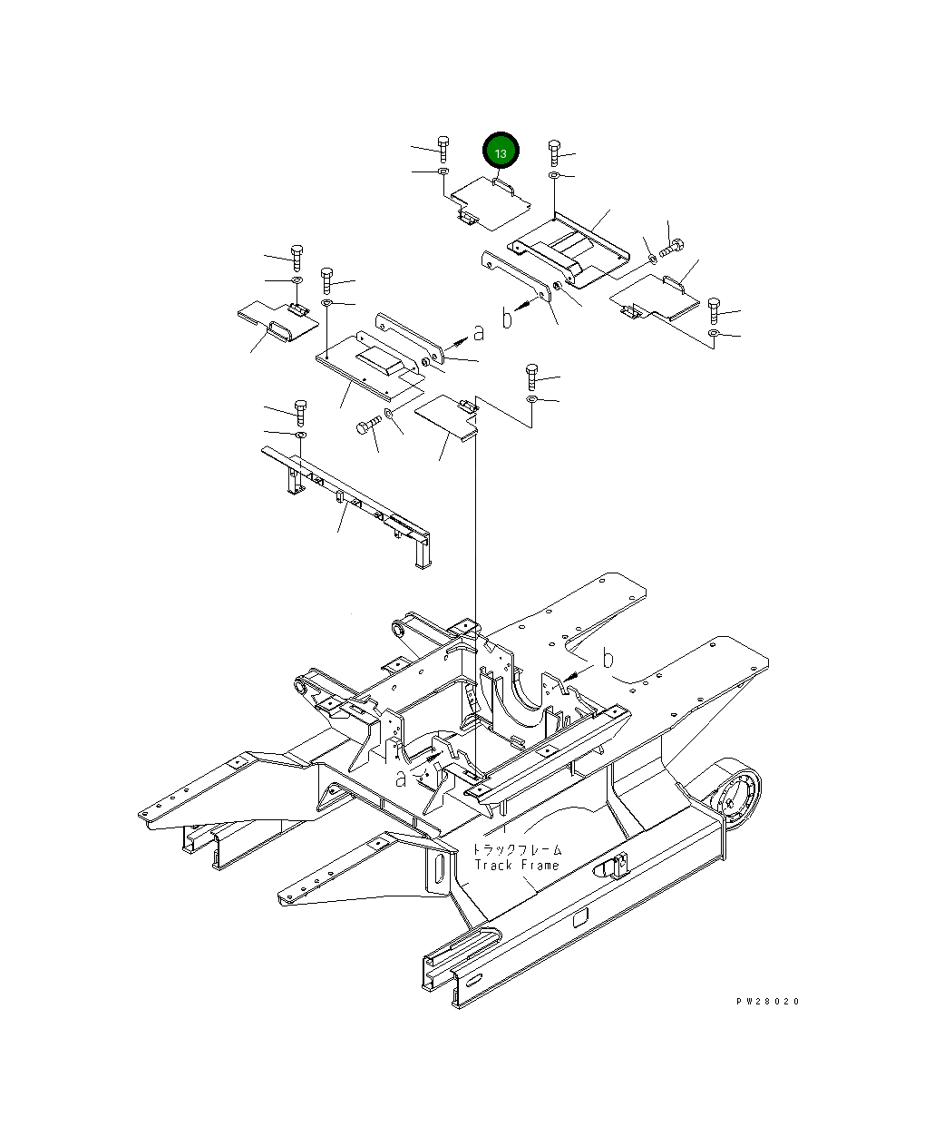 Крышка 8298-70-2551 Komatsu