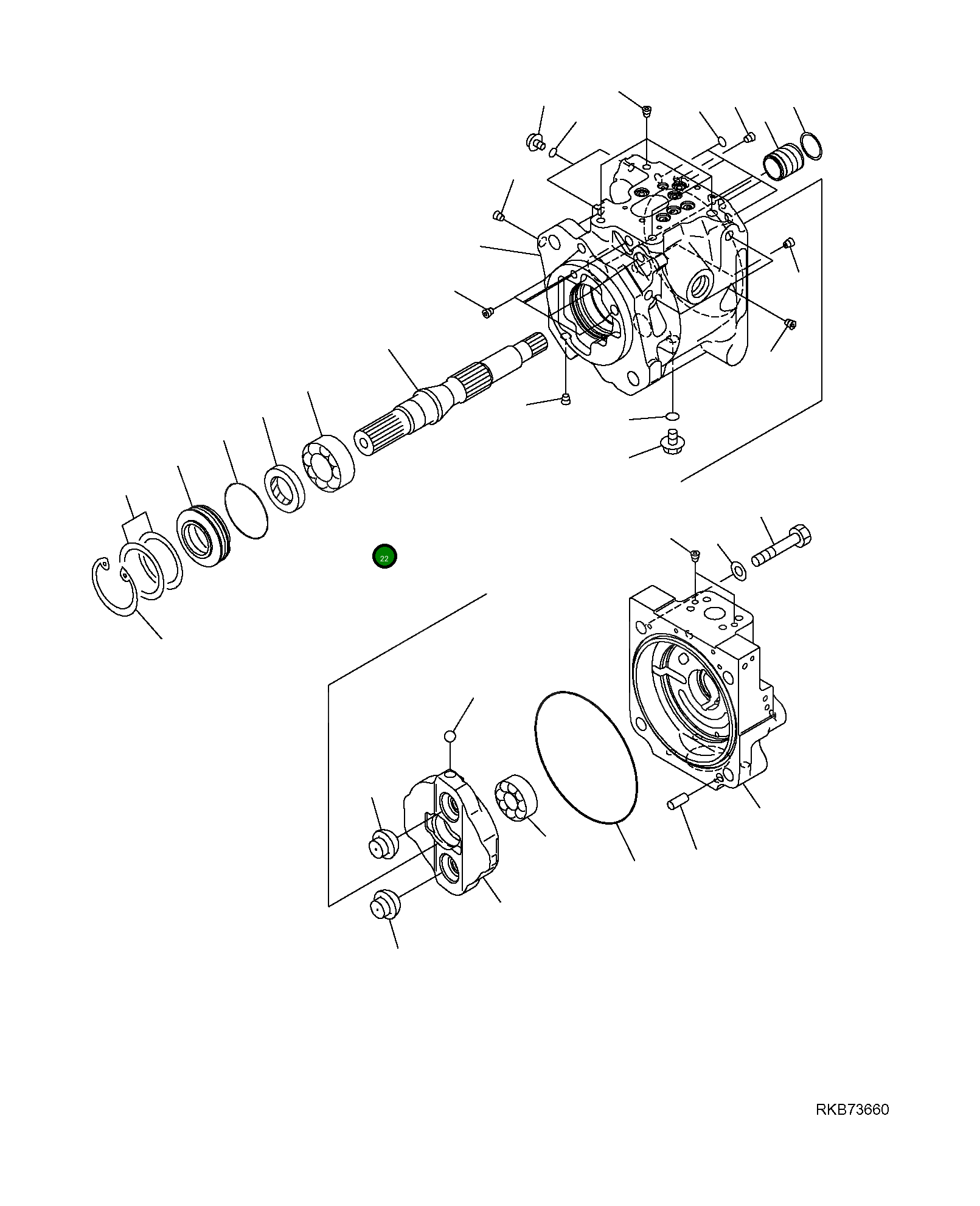 Подшипник 708-1W-42110 Komatsu