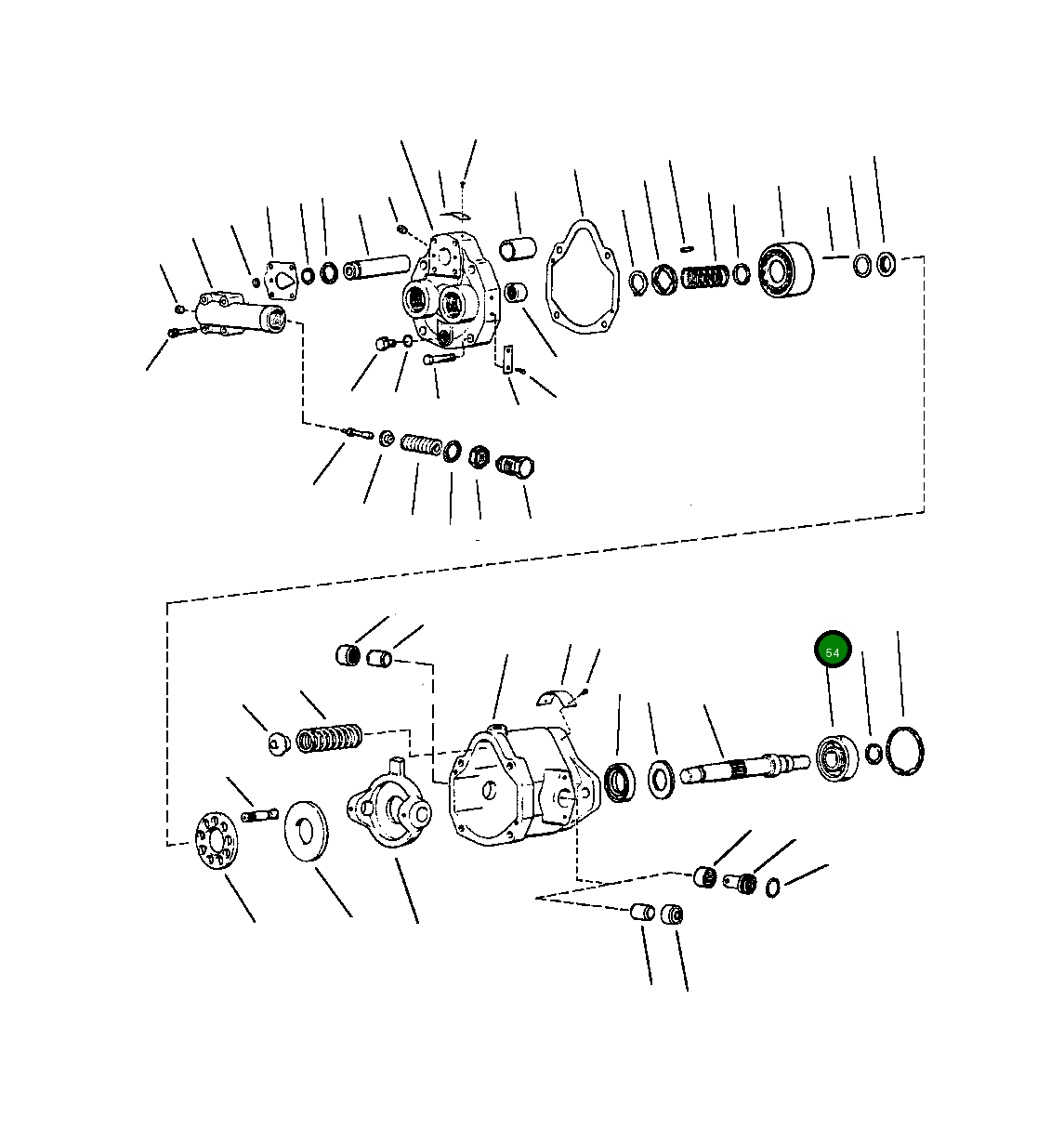 Подшипник 1270 907 H1 Komatsu