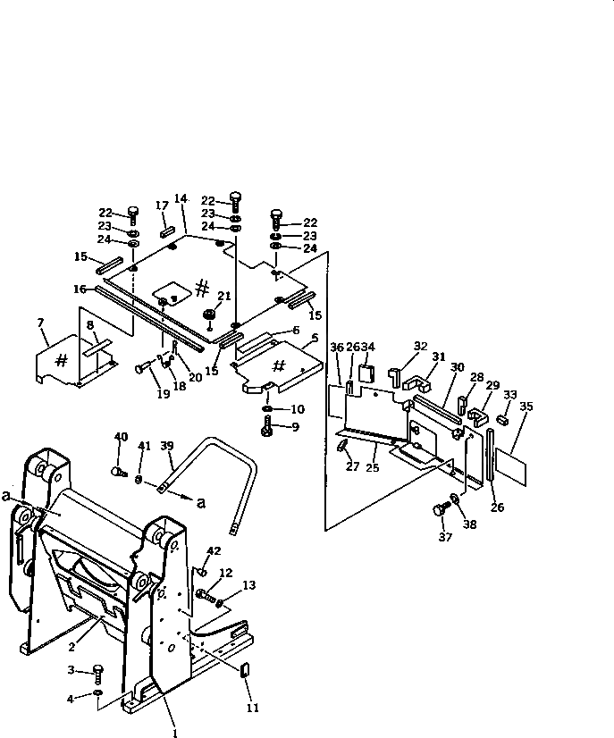 Крышка 103-B62-2320 Komatsu