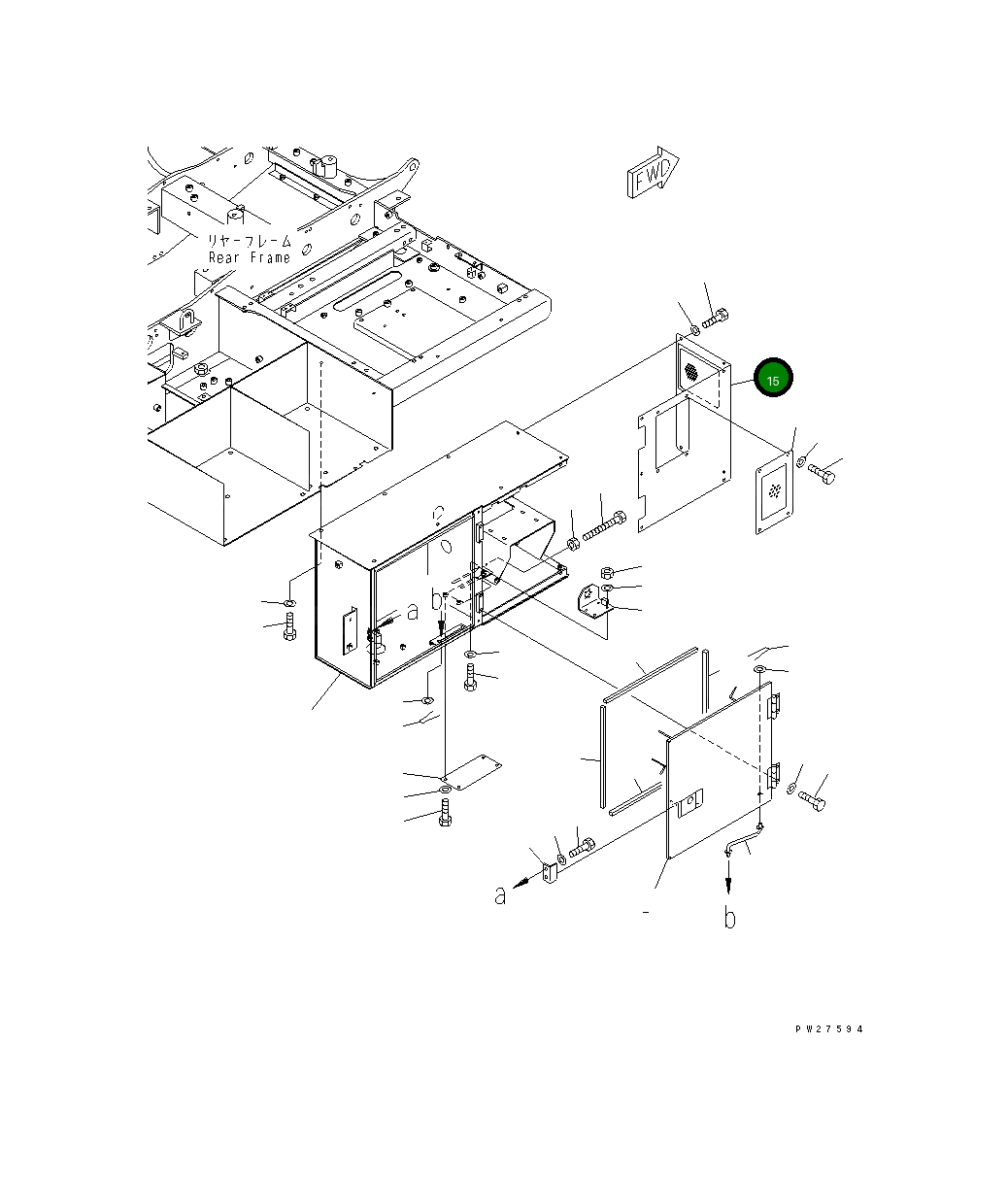 Крышка 8288-68-1130  Komatsu