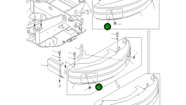 Крышка 22M-54-19710 Komatsu