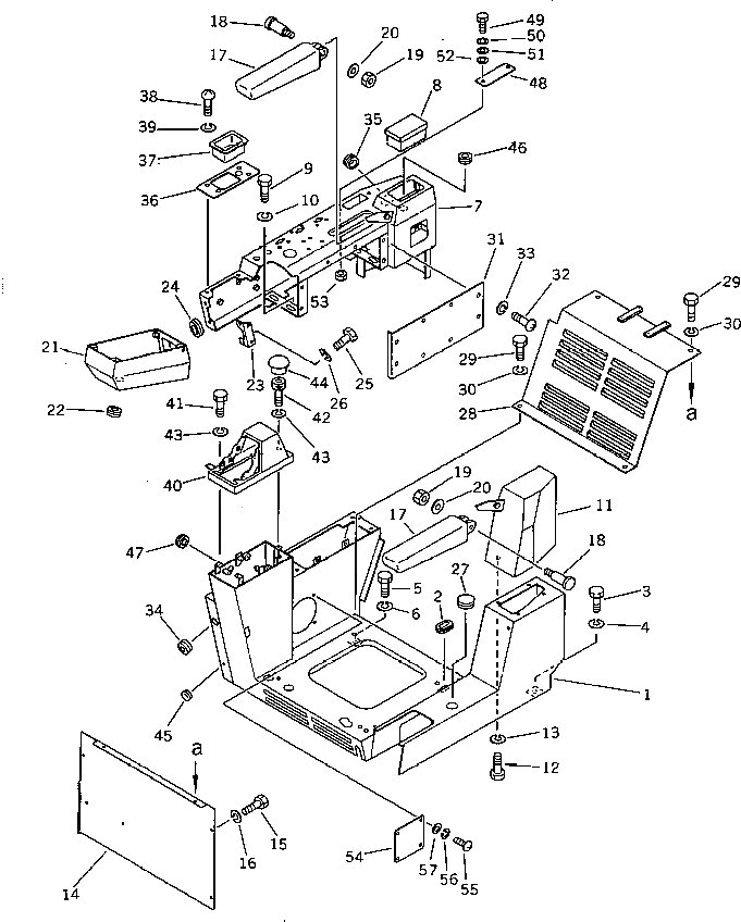 Крышка 20G-54-13370 Komatsu