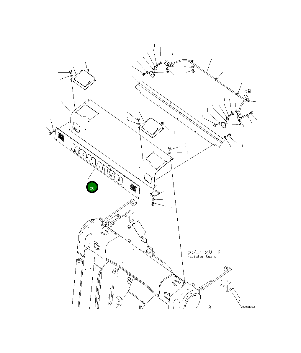 Пластина 198-54-78190 Komatsu