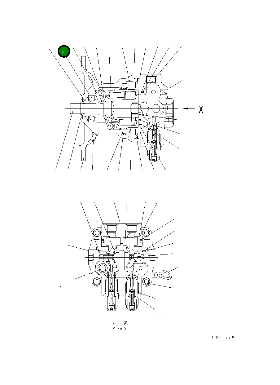 Подшипник TM0671-136 Komatsu
