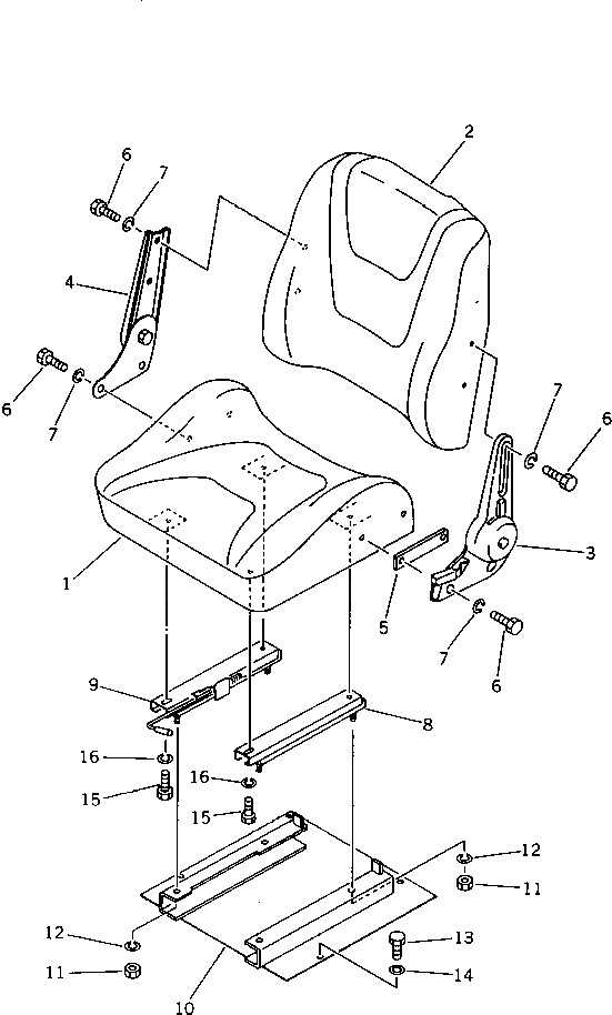 Крышка 20T-57-41260 Komatsu