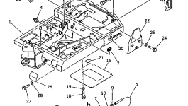 Крышка 20T-46-41142 Komatsu