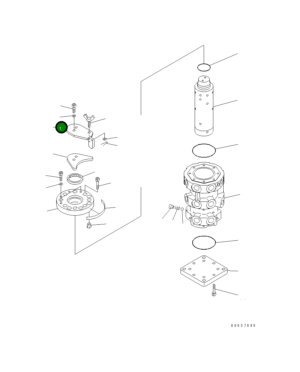 Рычаг 21U-62-34572 Komatsu