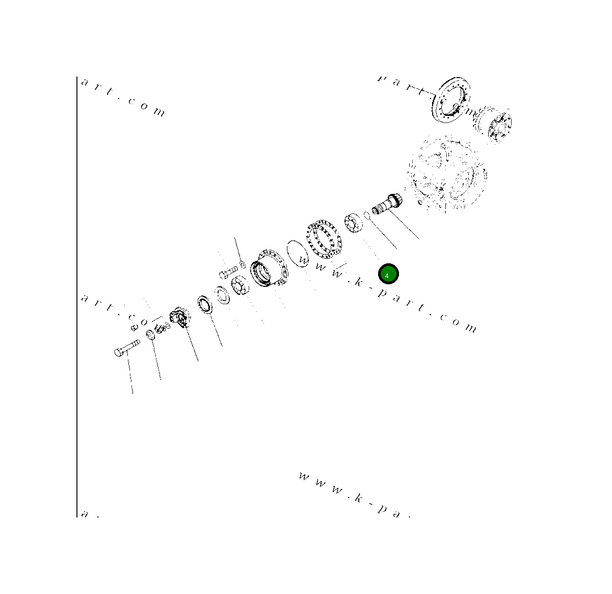 Подшипник 421-23-41810 Komatsu