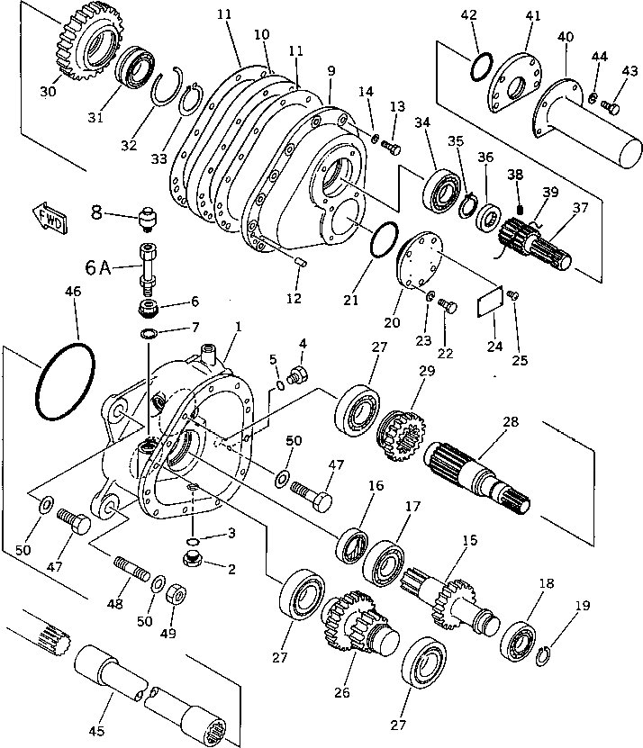 Крышка 14F-Y56-1410 Komatsu