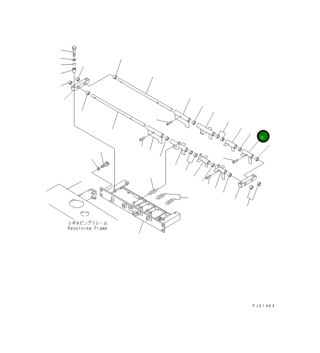 Рычаг 20X-43-21840 Komatsu