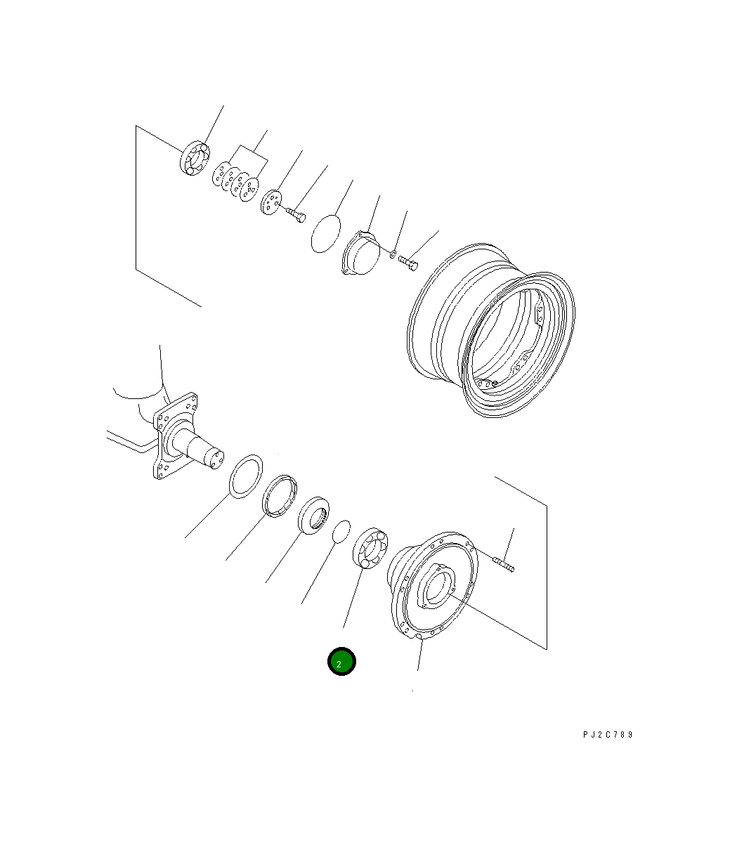 Подшипник 06000-32221 Komatsu