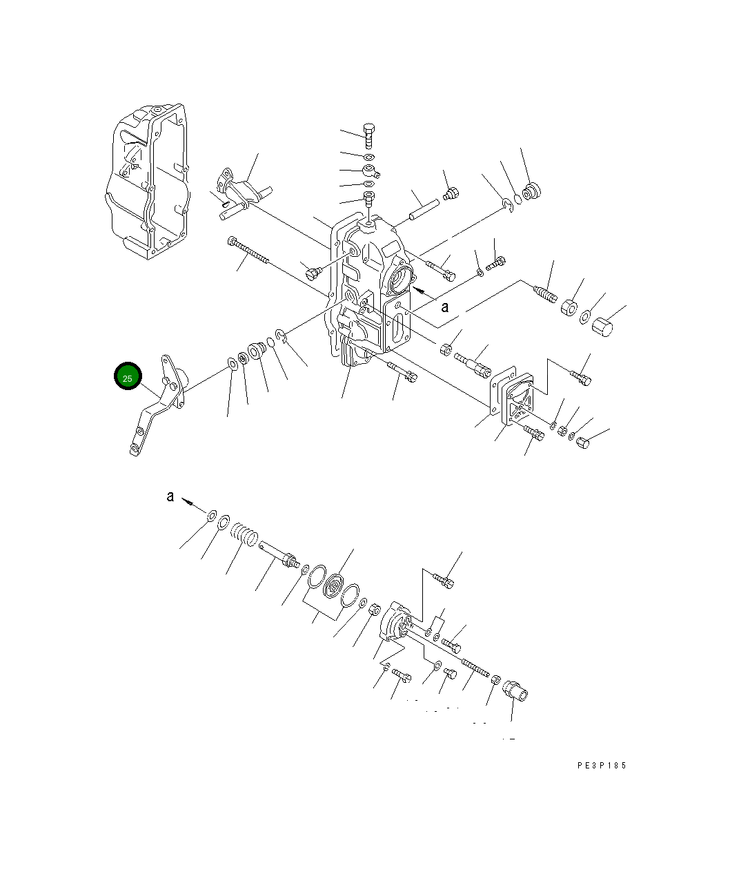 Рычаг DK154349-0920 Komatsu