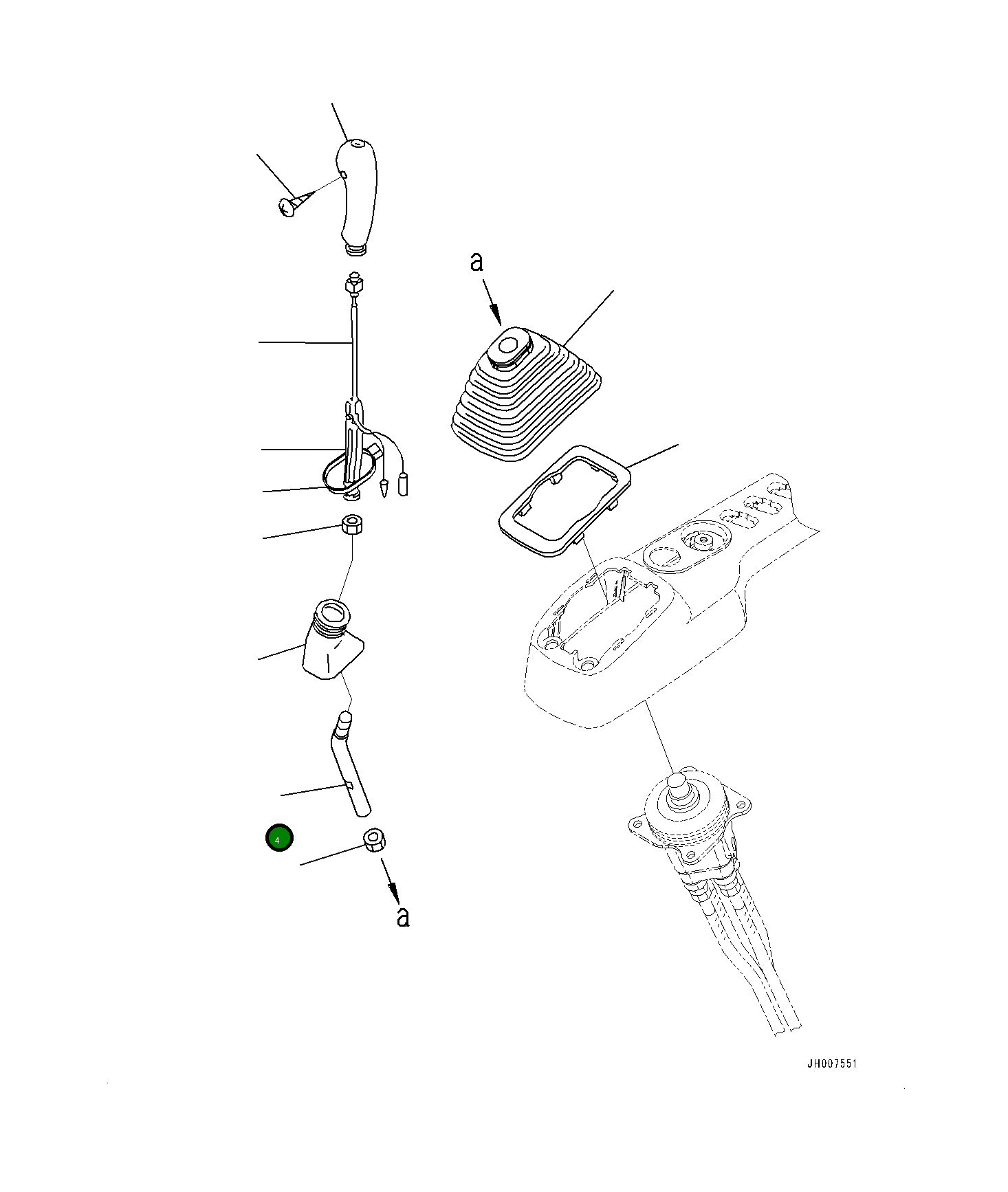 Рычаг 20Y4311471 Komatsu