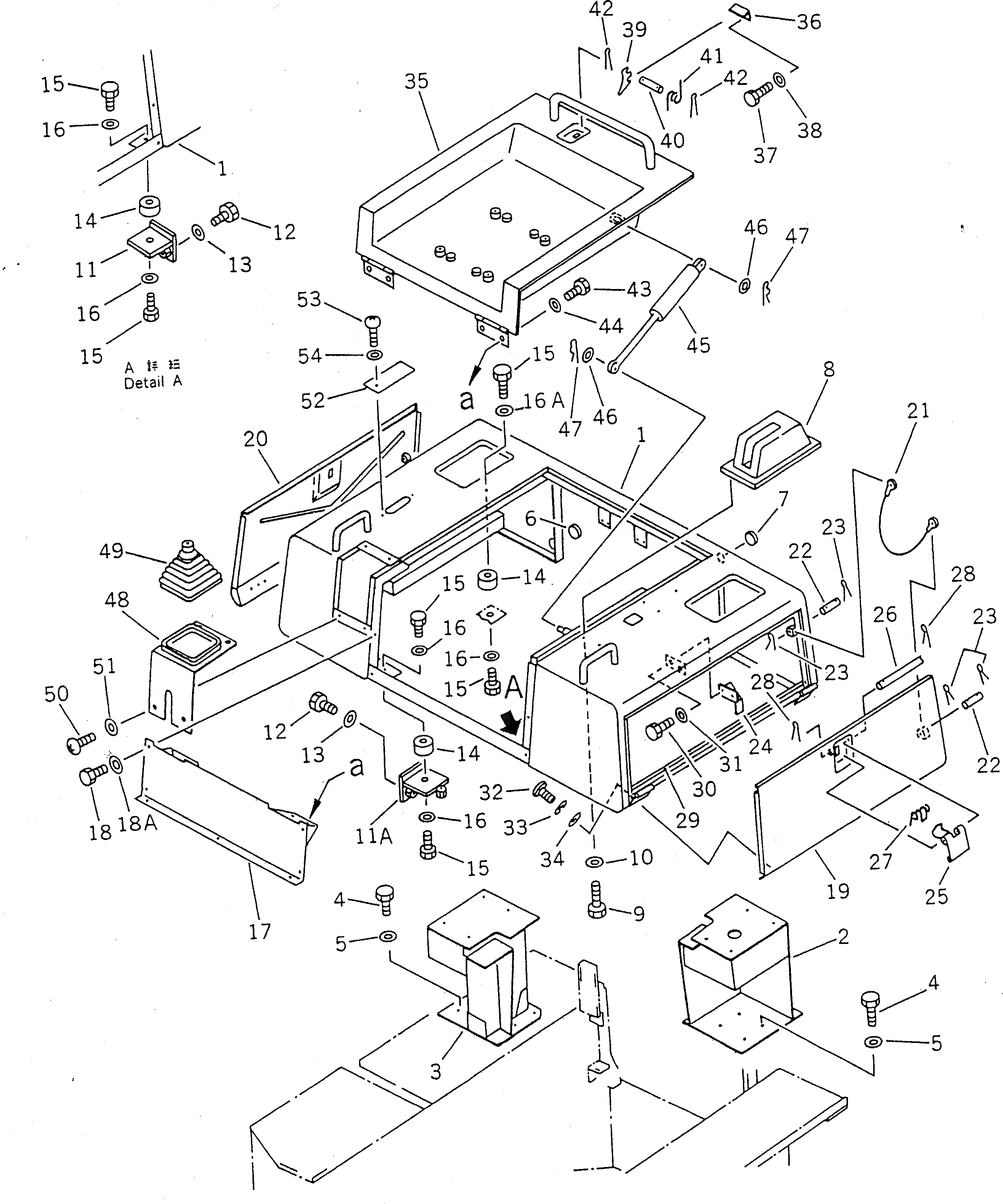 Крышка 363-54-24152 Komatsu