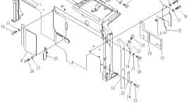 Кронштейн 201-54-87181 Komatsu