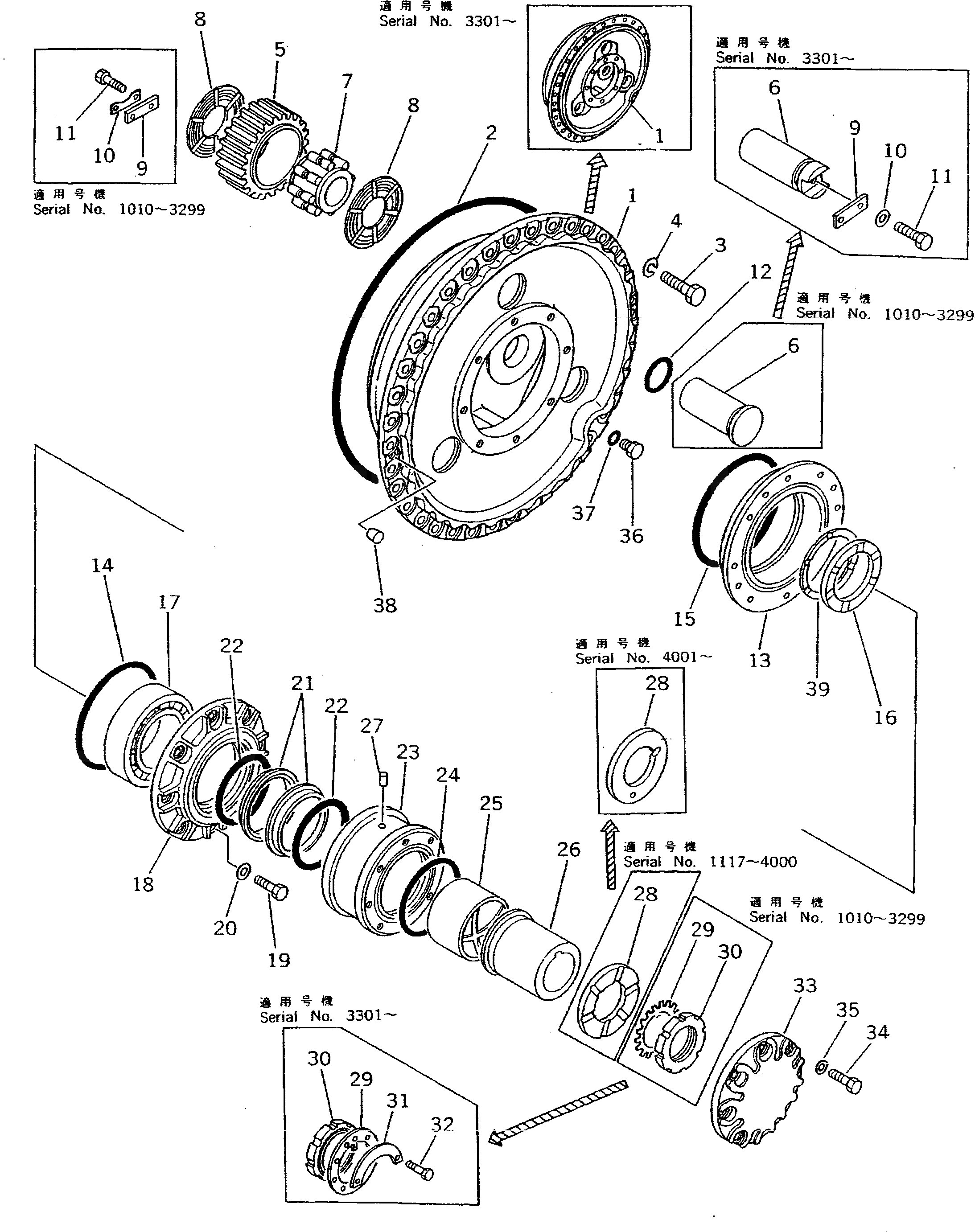 Подшипник 195-27-12390 Komatsu