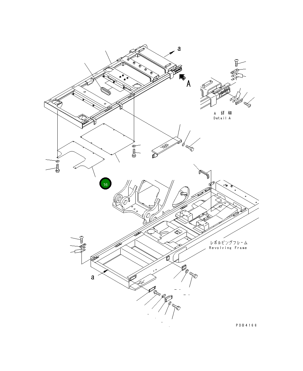 Крышка KV-F230-2172 Komatsu