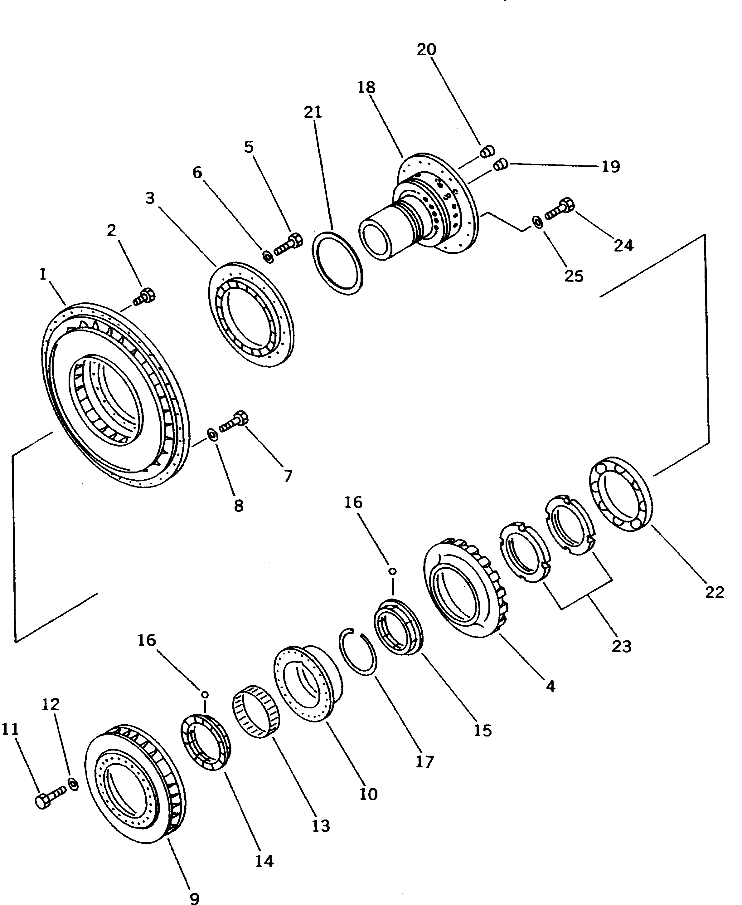 Подшипник 711-28-41180 Komatsu