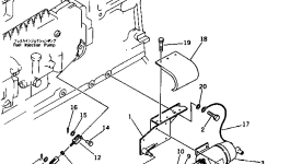 Крышка 6151-81-7350  Komatsu