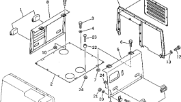 Крышка,TOP 2691-1-36400 Komatsu