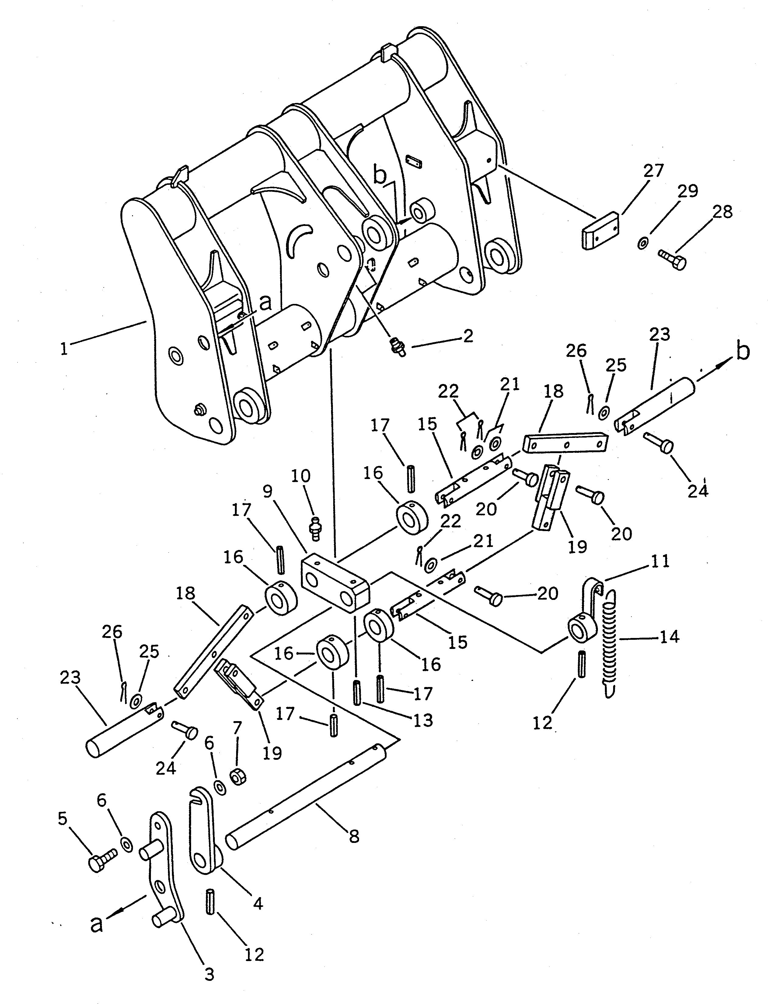 Рычаг 418-844-1220 Komatsu