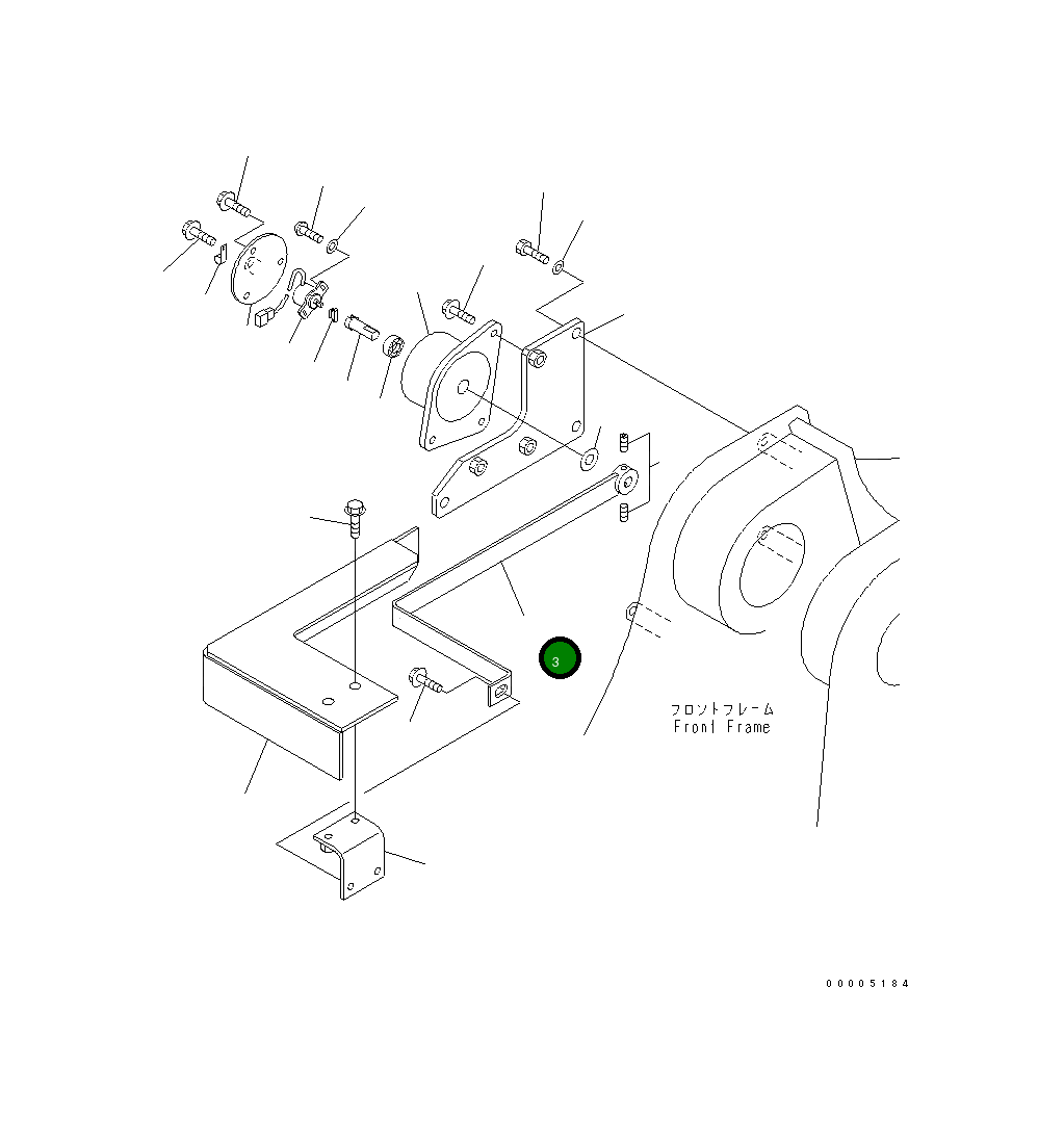 Рычаг 427-43-28220 Komatsu