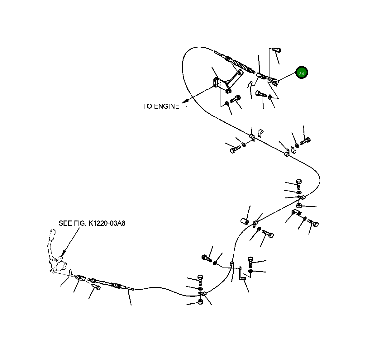 Рычаг 20Y-01-21250 Komatsu