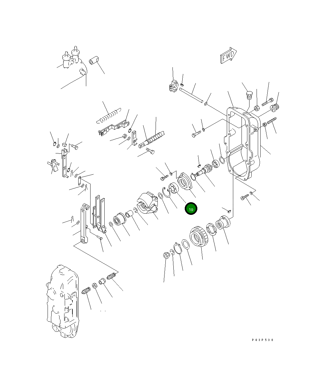 Подшипник DK028102-5010 Komatsu