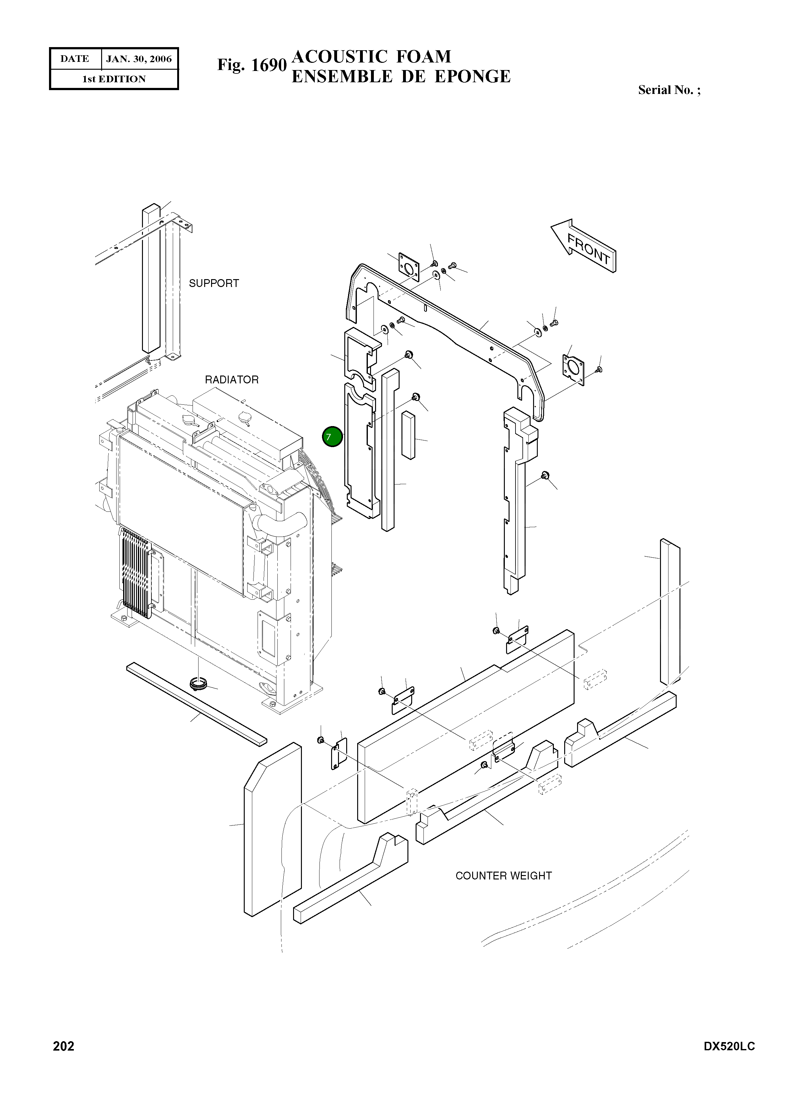 Крышка K1002674B Komatsu