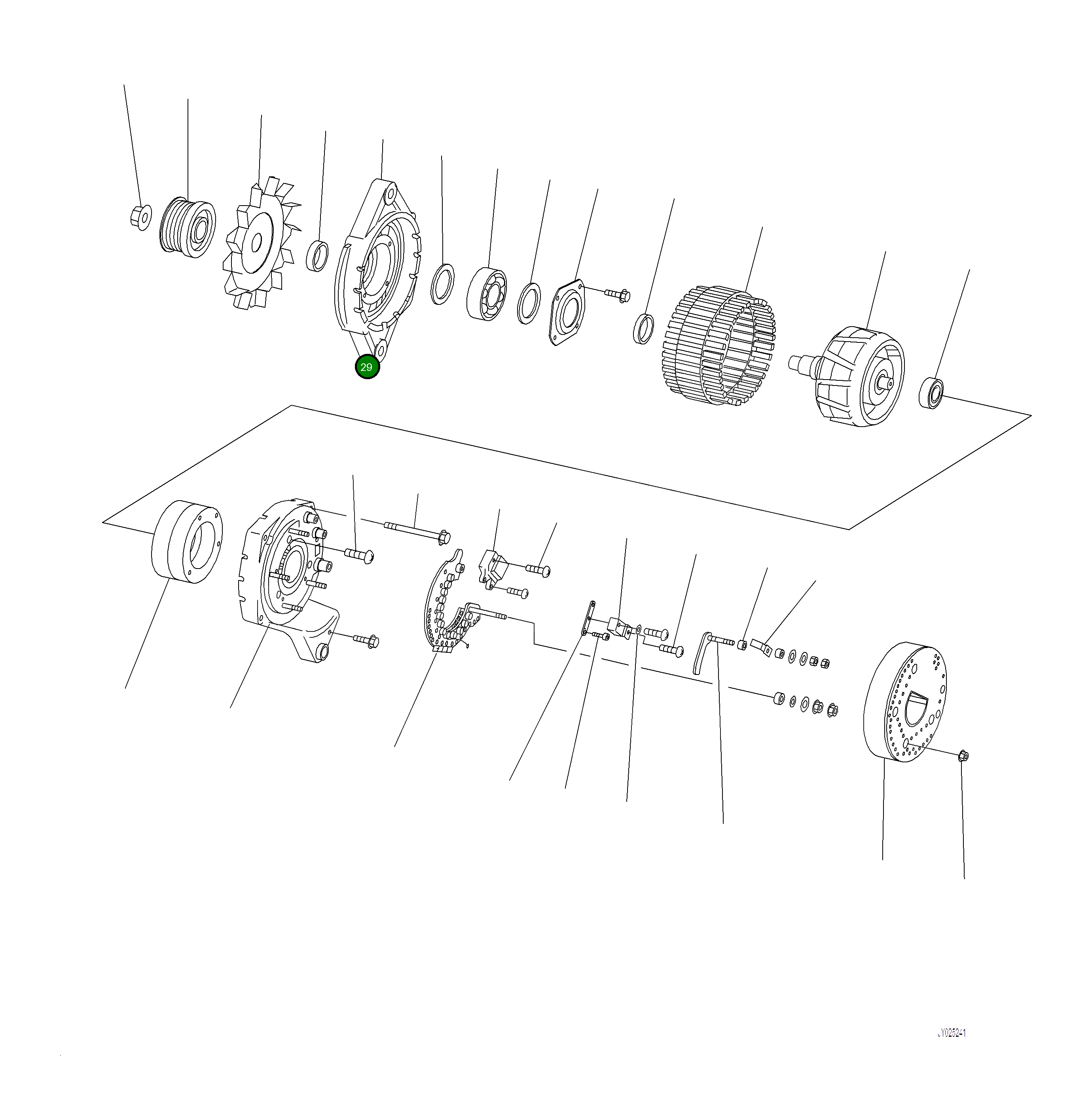 Крышка KD0-35760-0090 Komatsu