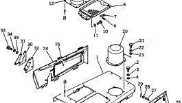 Крышка 144-54-24320 Komatsu
