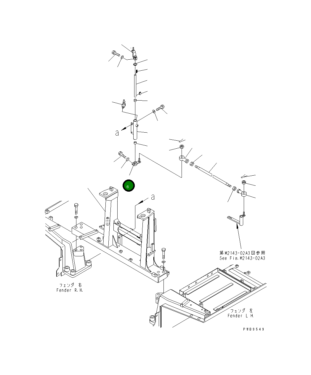 Рычаг 195-43-52240 Komatsu