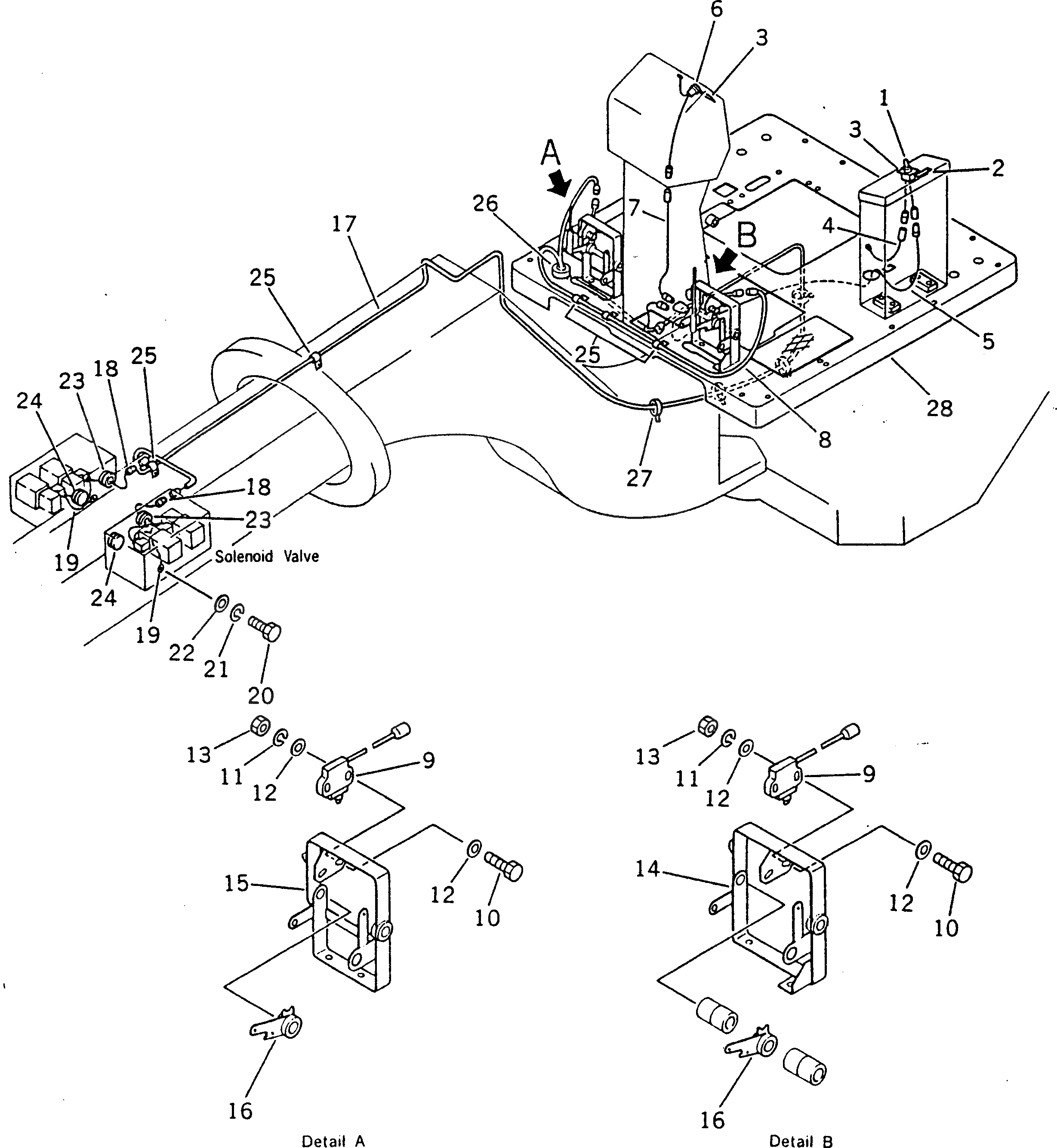 Рычаг 232-06-57730 Komatsu