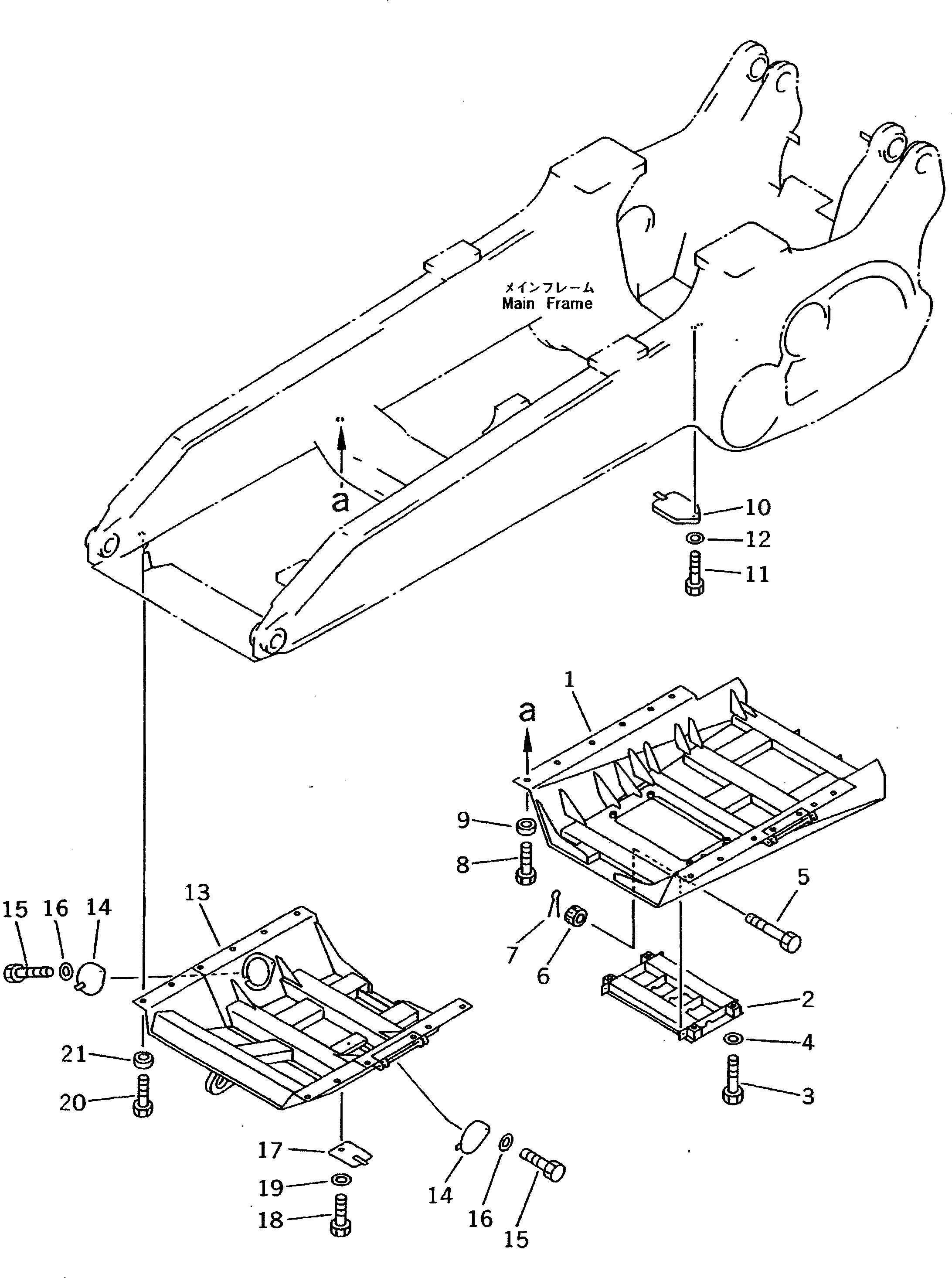 Крышка 17M-54-26161 Komatsu