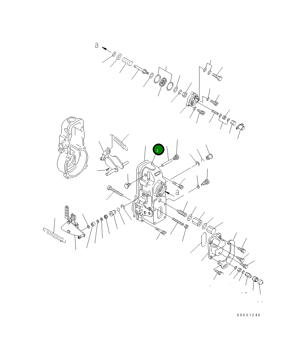 Крышка DK154022-7920 Komatsu