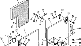 Крышка 202-54-48230 Komatsu