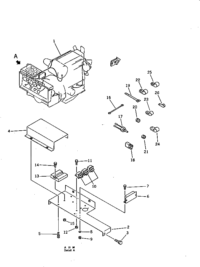 Крышка M711045855210 Komatsu