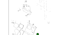 Крышка 421-54-65111 Komatsu
